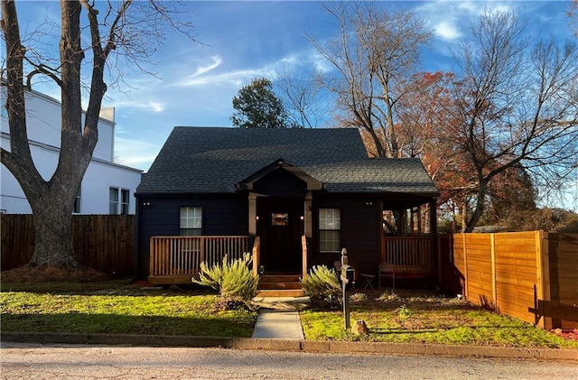 bungalow with a porch