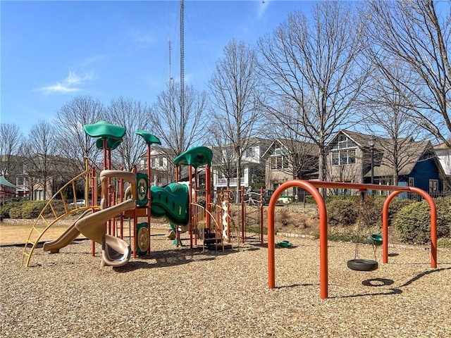 view of communal playground