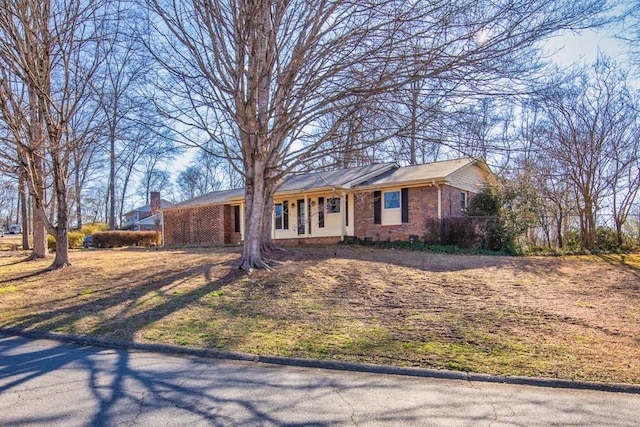 view of ranch-style home