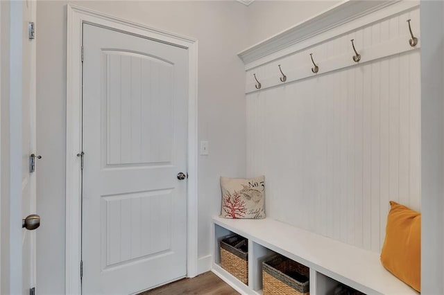 view of mudroom