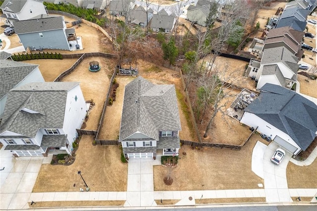 drone / aerial view featuring a residential view