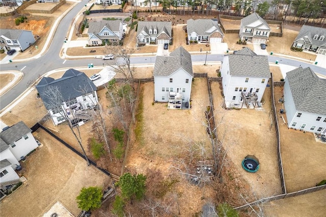 drone / aerial view featuring a residential view