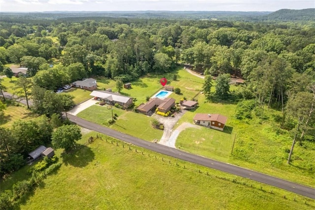 268 Tuck St, Cedartown, GA 30125 - bird's eye view of a heavily wooded area