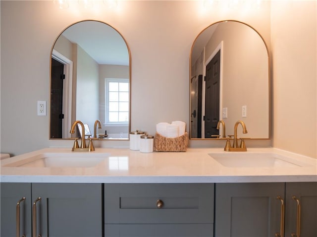 803 Plantation Ridge Overlook, Woodstock, GA 30188 - bathroom featuring double vanity