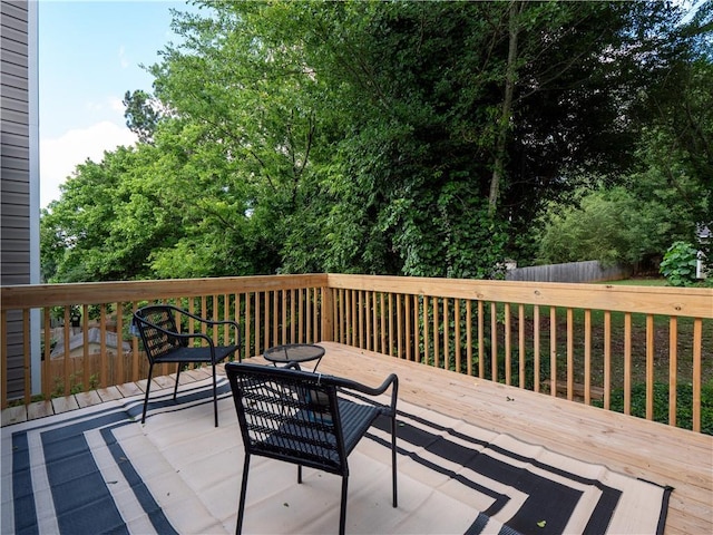 803 Plantation Ridge Overlook, Woodstock, GA 30188 - view of wooden deck