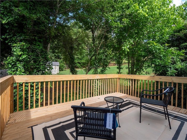 803 Plantation Ridge Overlook, Woodstock, GA 30188 - view of wooden deck