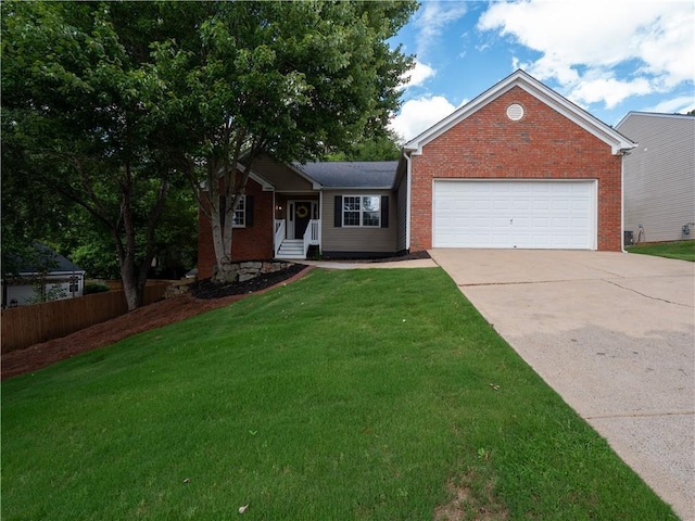 803 Plantation Ridge Overlook, Woodstock, GA 30188 - view of front of house featuring brick siding, concrete driveway, and an attached garage
