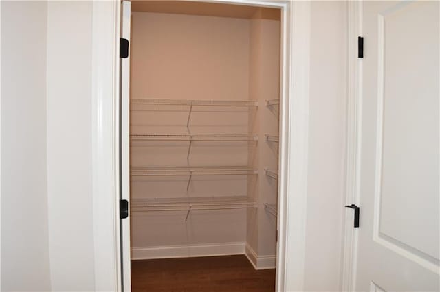 view of pantry