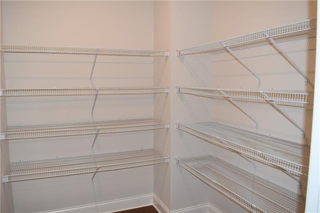 view of pantry