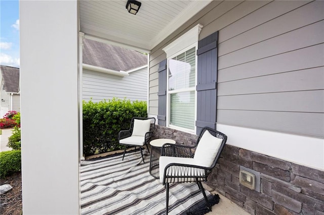 view of patio / terrace featuring a porch
