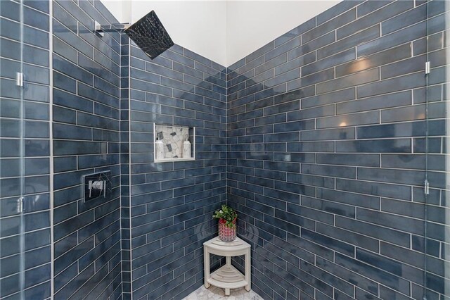 1021 Wetherby Way, Johns Creek, GA 30022 - bathroom with a tile shower