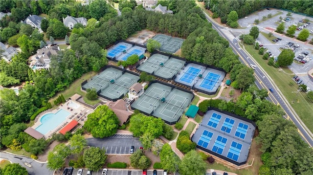 1021 Wetherby Way, Johns Creek, GA 30022 - drone / aerial view of a pool