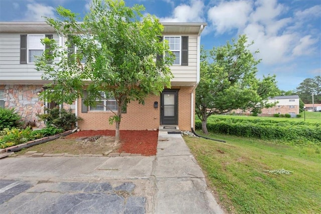 4701 Flat Shoals Rd Unit 37H, Union City, GA 30291 - townhome / multi-family property featuring brick siding and a front yard