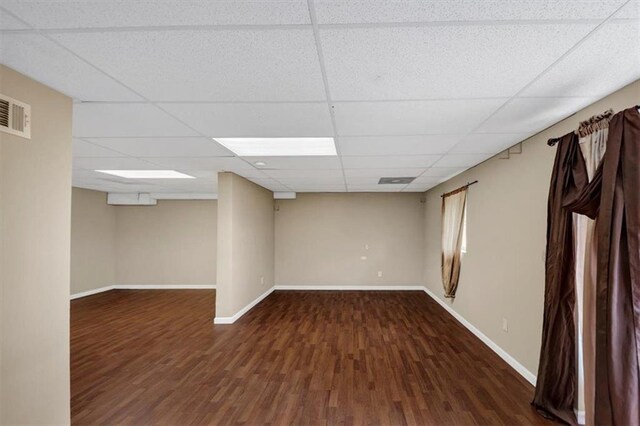 4701 Flat Shoals Rd Unit 37H, Union City, GA 30291 - finished basement featuring wood finished floors, baseboards, and a paneled ceiling