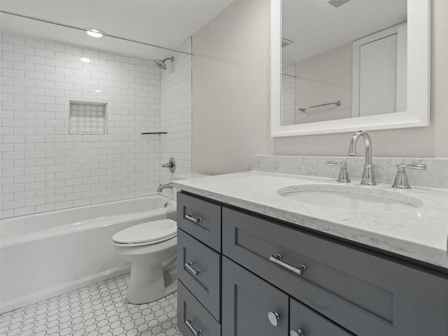 95 Ivy Trl NE, Atlanta, GA 30342 - bathroom featuring toilet,  shower combination, and vanity