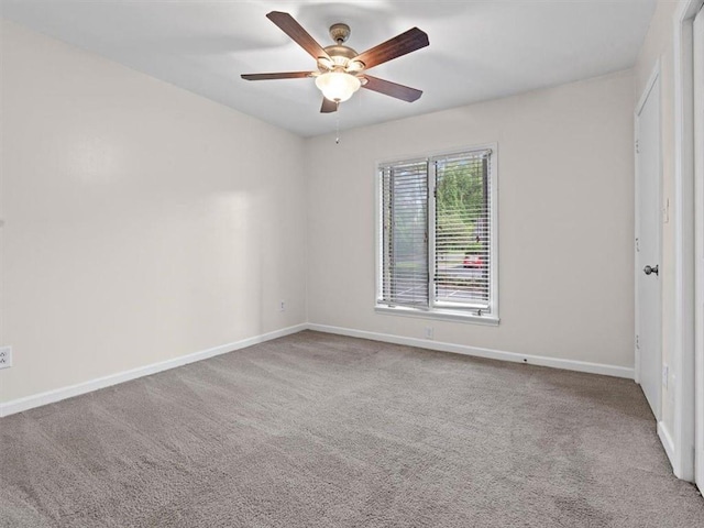 95 Ivy Trl NE, Atlanta, GA 30342 - carpeted empty room with baseboards and ceiling fan