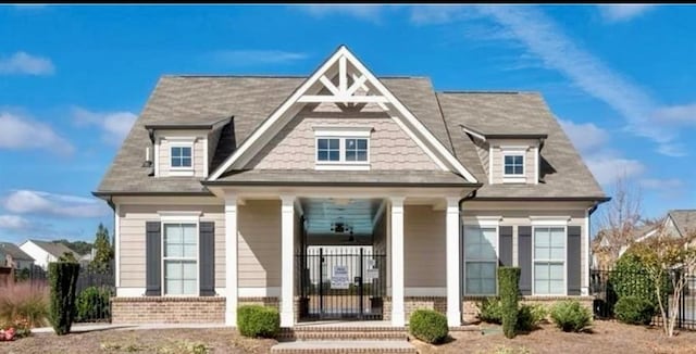 715 Laura Jean Ct, Buford, GA 30518 - view of front of property with brick siding and covered porch