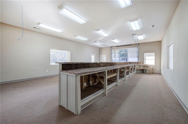 1195 Grady Rd, Rockmart, GA 30153 - hall featuring carpet flooring and baseboards