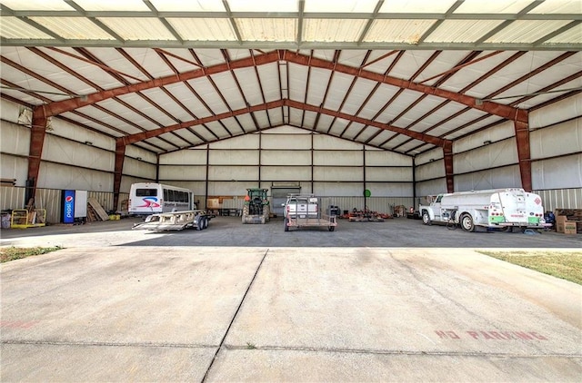 1195 Grady Rd, Rockmart, GA 30153 - garage featuring metal wall