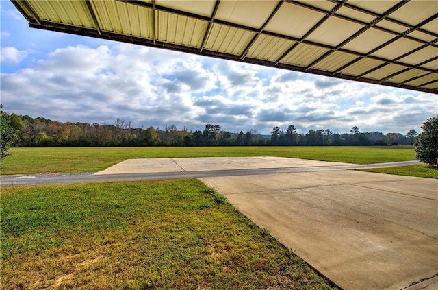 1195 Grady Rd, Rockmart, GA 30153 - view of grassy yard featuring a view of trees