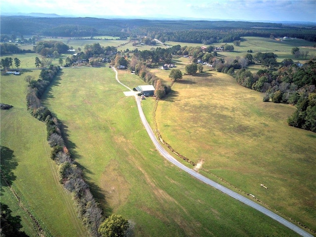 1195 Grady Rd, Rockmart, GA 30153 - aerial overview of property's location featuring rural landscape