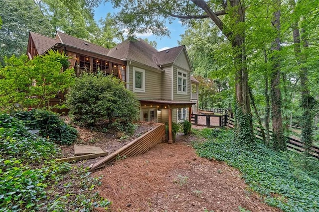 1042 Bailey Rd, Woodstock, GA 30188 - back of property