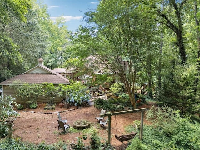 1042 Bailey Rd, Woodstock, GA 30188 - view of yard