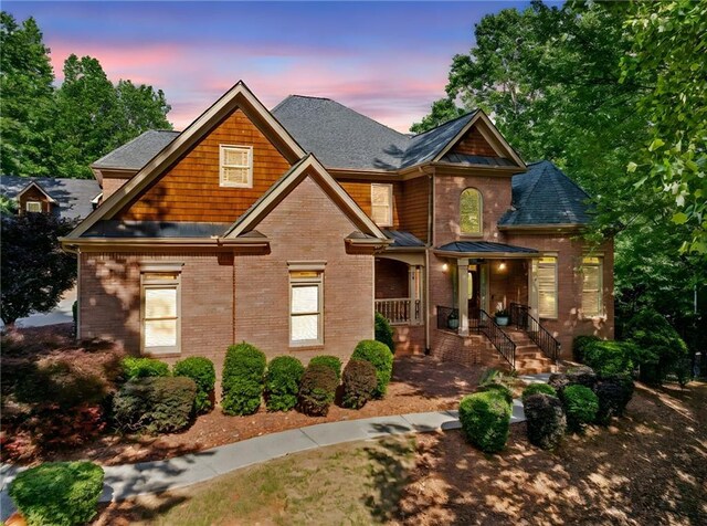 515 N Burgess Trl, Milton, GA 30004 - craftsman inspired home with brick siding and a shingled roof