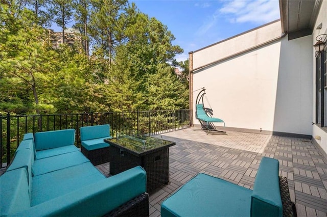 view of patio / terrace with outdoor lounge area