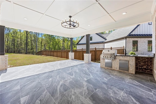 407 Thunder Rd, Buford, GA 30518 - view of patio featuring a sink