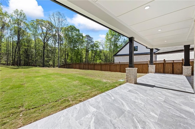 407 Thunder Rd, Buford, GA 30518 - view of yard featuring a patio area