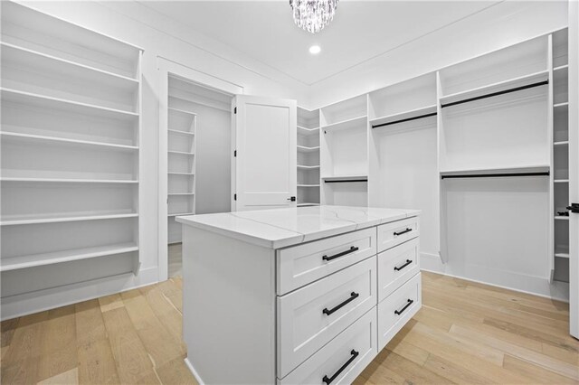 407 Thunder Rd, Buford, GA 30518 - walk in closet featuring light wood-style flooring