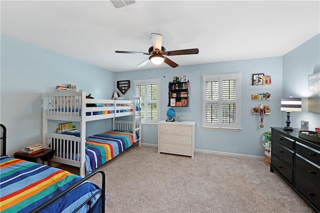 4250 Green Ridge Dr NE, Marietta, GA 30062 - bedroom featuring carpet flooring and a ceiling fan