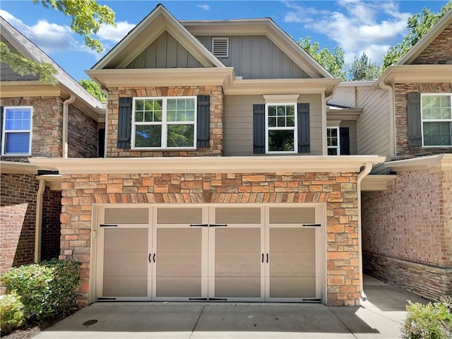 4206 Weavers White Ln Unit 17, Austell, GA 30106 - view of front of house with a garage