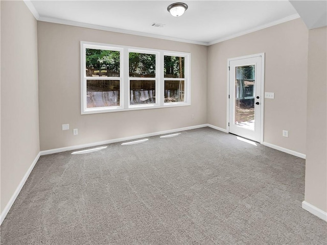 4206 Weavers White Ln Unit 17, Austell, GA 30106 - empty room with crown molding and carpet flooring