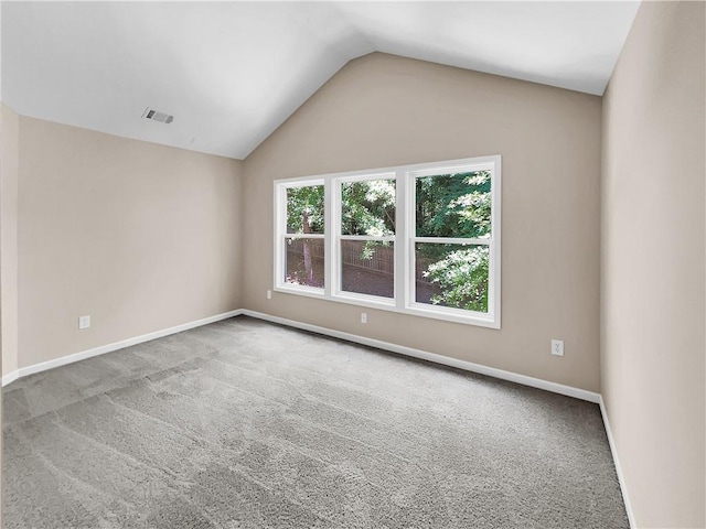 4206 Weavers White Ln Unit 17, Austell, GA 30106 - carpeted empty room featuring vaulted ceiling