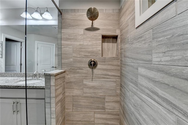 4232 Perimeter Park E Unit 110, Atlanta, GA 30341 - full bathroom with a tile shower and vanity