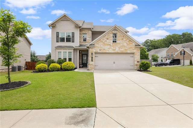 1998 Lakeview Bend Way, Buford, GA 30519 - craftsman-style home with stone siding and concrete driveway