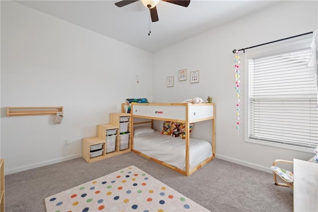 1998 Lakeview Bend Way, Buford, GA 30519 - bedroom with carpet flooring and a ceiling fan