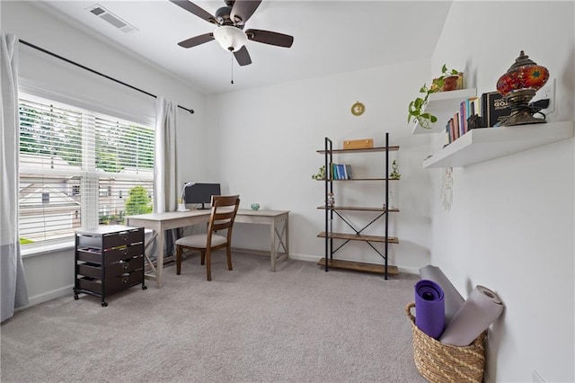 1998 Lakeview Bend Way, Buford, GA 30519 - office space with ceiling fan and carpet