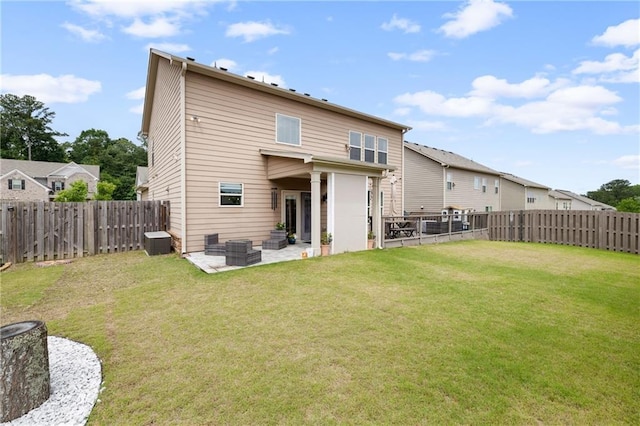 1998 Lakeview Bend Way, Buford, GA 30519 - back of house with a fenced backyard and a patio