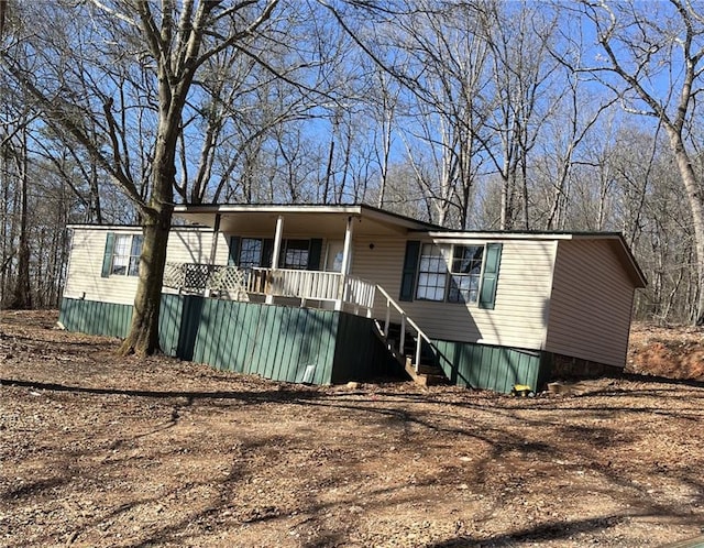 view of manufactured / mobile home