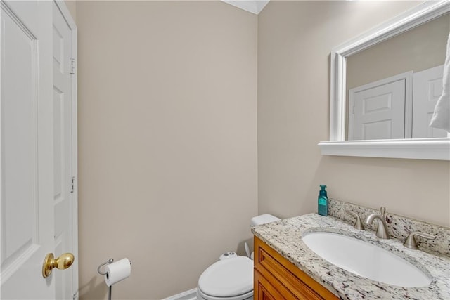 1712 Bonnabel Trce NE, Marietta, GA 30066 - half bath featuring toilet and vanity