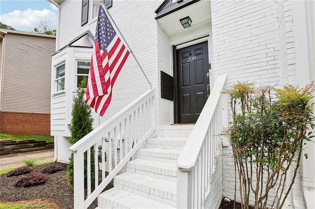 208 Hembree Park Ter, Roswell, GA 30076 - entrance to property featuring brick siding