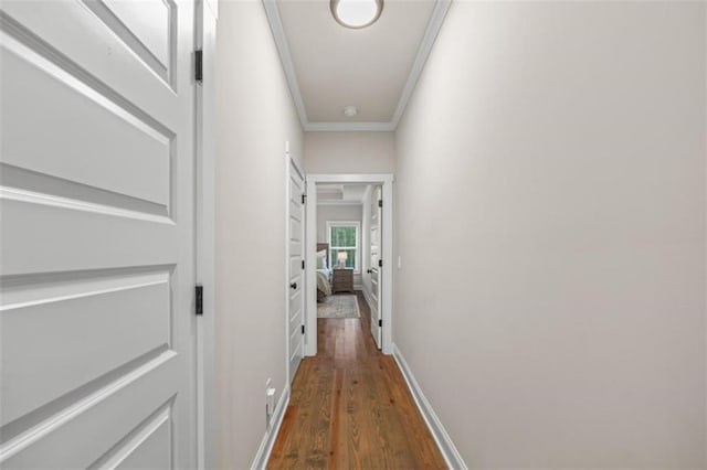 726 Swilling Rd, Eastanollee, GA 30538 - corridor featuring ornamental molding, wood finished floors, and baseboards