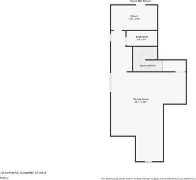 726 Swilling Rd, Eastanollee, GA 30538 - floor plan / room layout