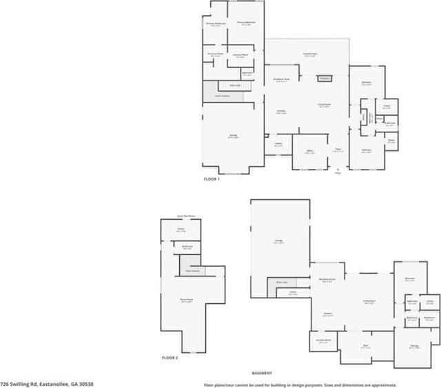 726 Swilling Rd, Eastanollee, GA 30538 - property floor plan
