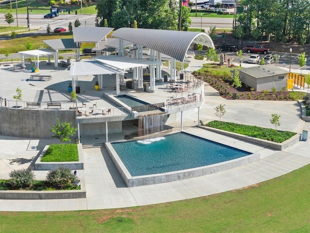3932 Boston Common St, Suwanee, GA 30024 - view of pool with a gazebo
