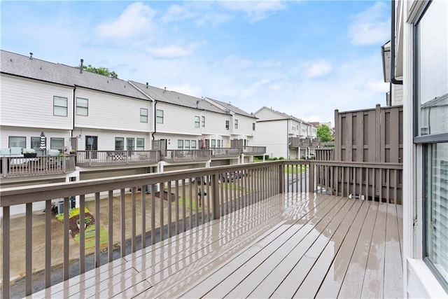 3932 Boston Common St, Suwanee, GA 30024 - wooden deck featuring a residential view