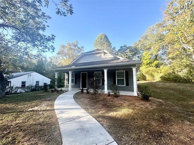 view of front of house featuring a porch